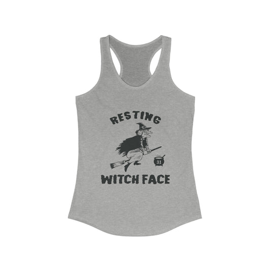 Resting Witch Face Women's Ideal Racerback Tank