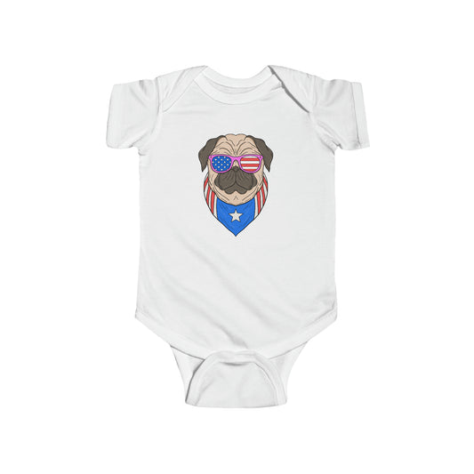 American Bulldog Infant Fine Jersey Bodysuit
