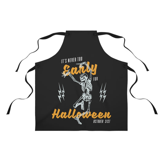 It's Never To Early for Halloween Baking Apron (AOP)