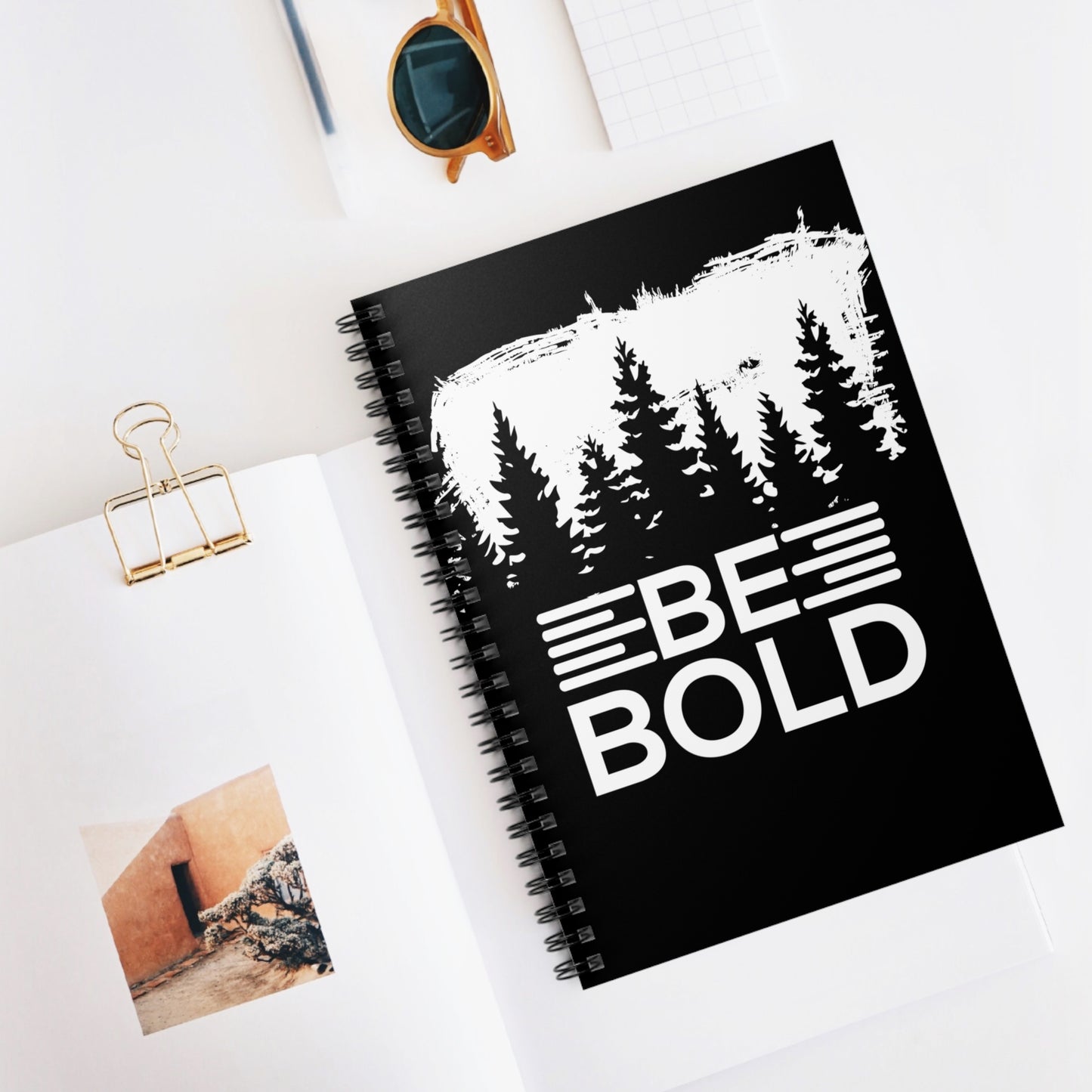 Be Bold Spiral Notebook - Ruled Line