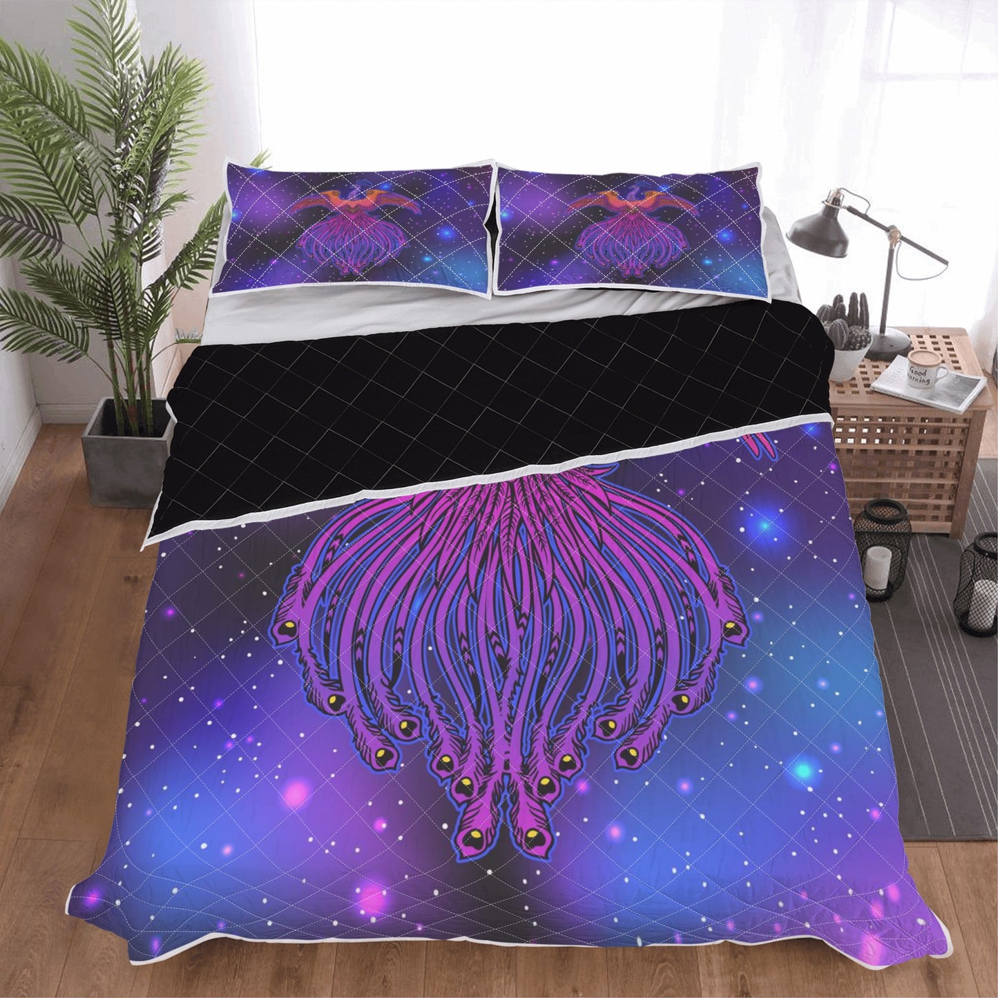 A Phoenix Quilt Bed Set