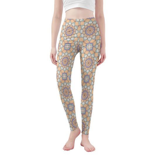 Neutral Tapestry 4 Season Womens Leggings that provide a perfect fit