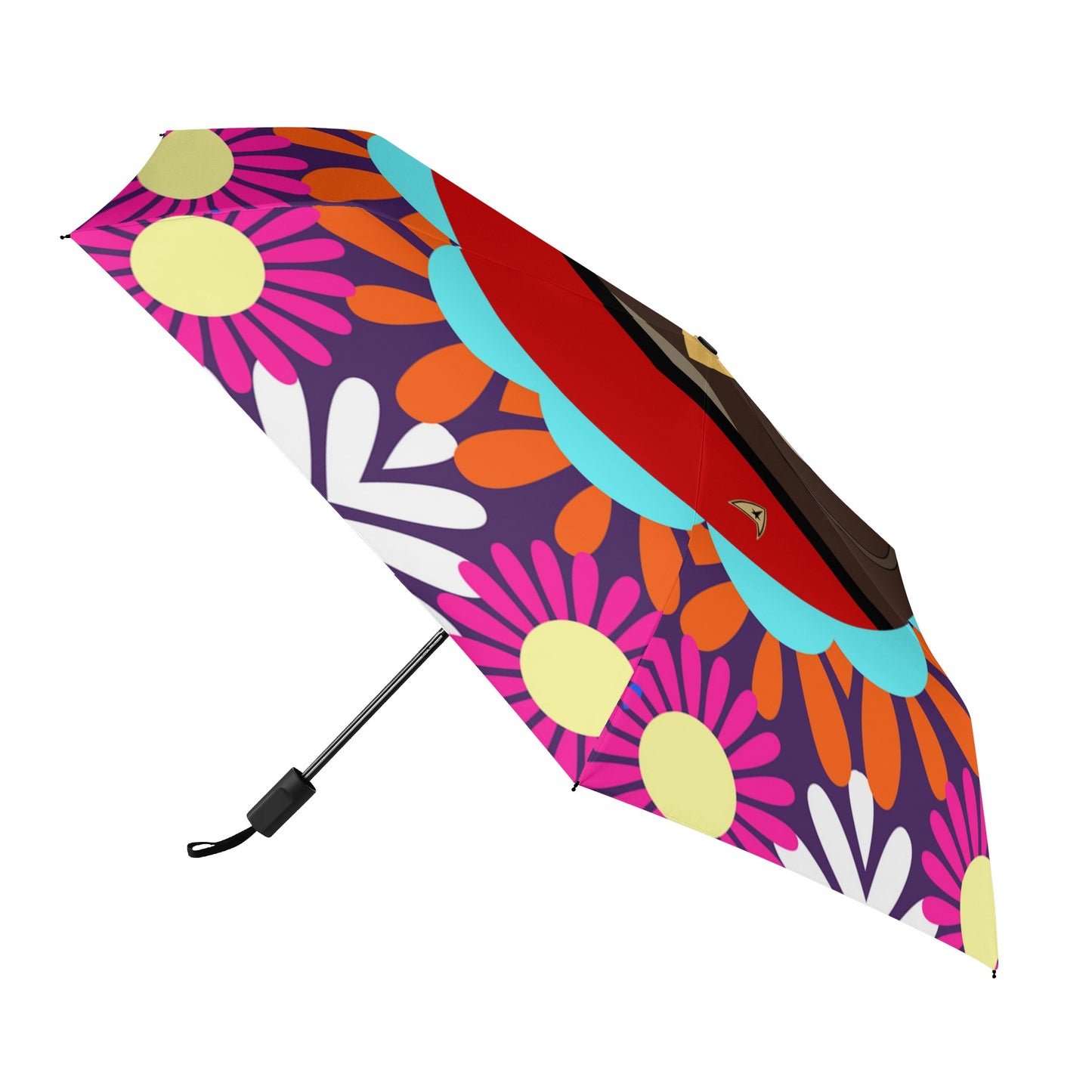 Wise old Owl Print Lightweight Manual Folding Umbrella Printing Outside