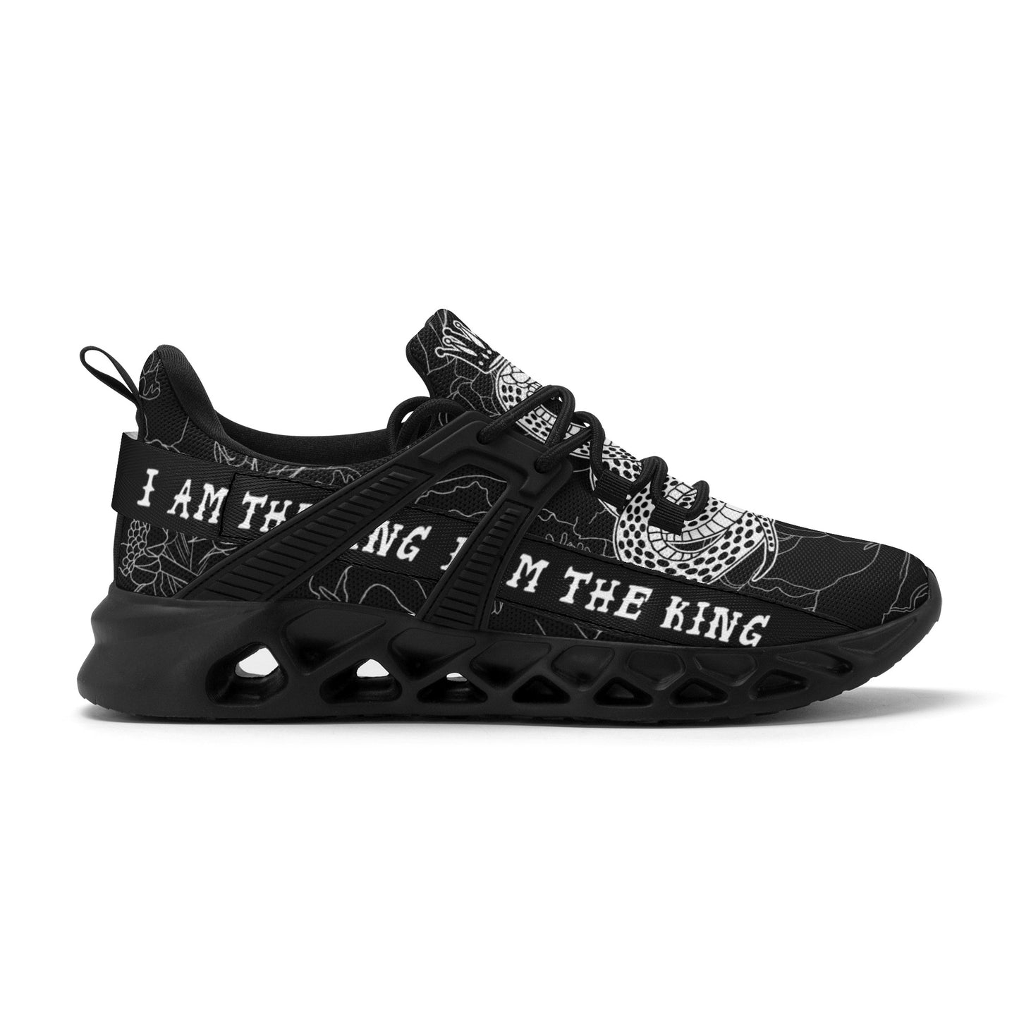 I am the King Motivational Sneakers For Men to Stay on Track