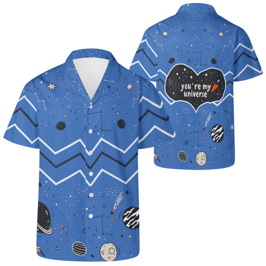 A Hawaiian Style Shirt for the UFO Hunter, Astronaut or Simply a Space nut that you Love and Adore