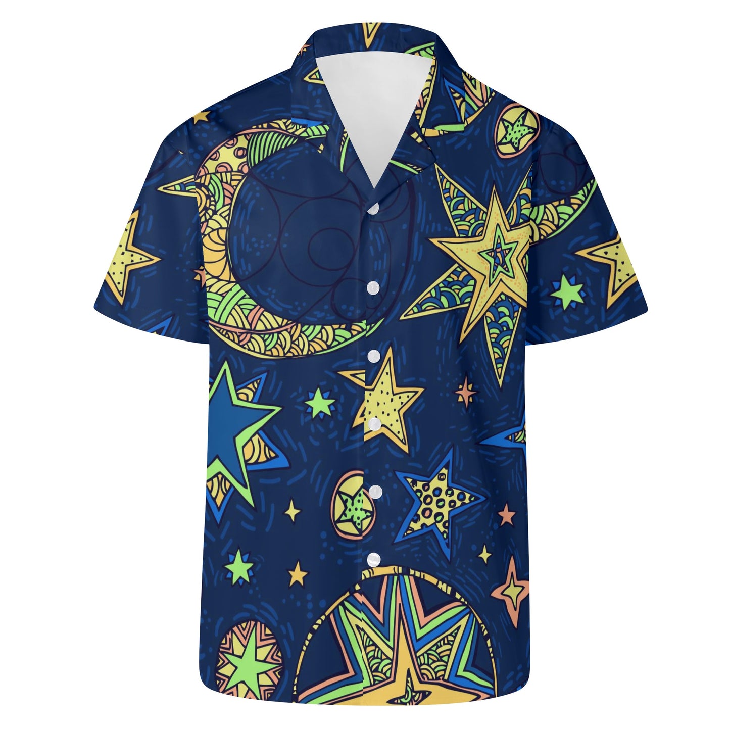 Reach for The Stars Mens Hawaiian Casual Shirt Great Gift for Dad