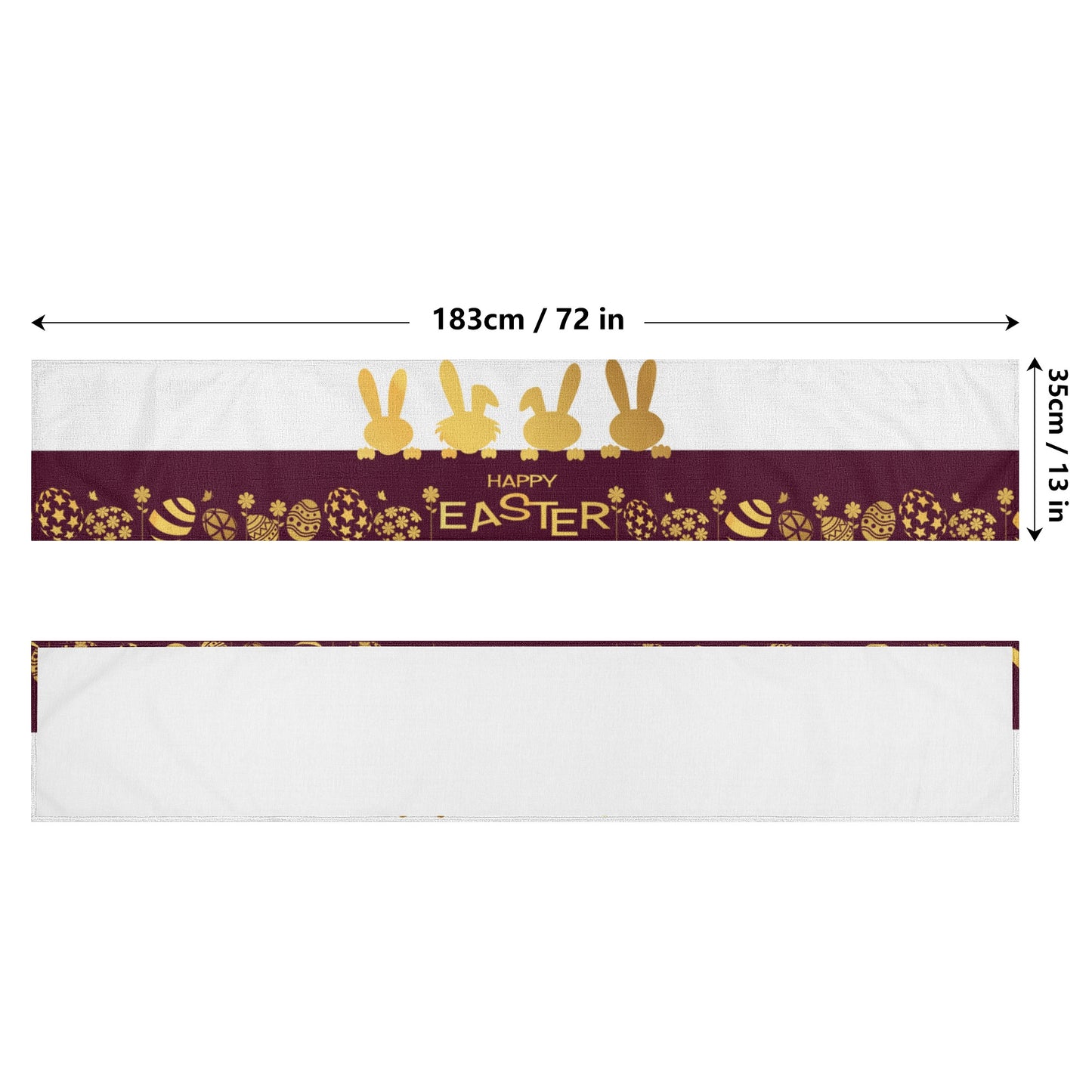 Bring Character and Charm to Your Table with These 4 Little Bunnies on The Gorgeous Table Runner