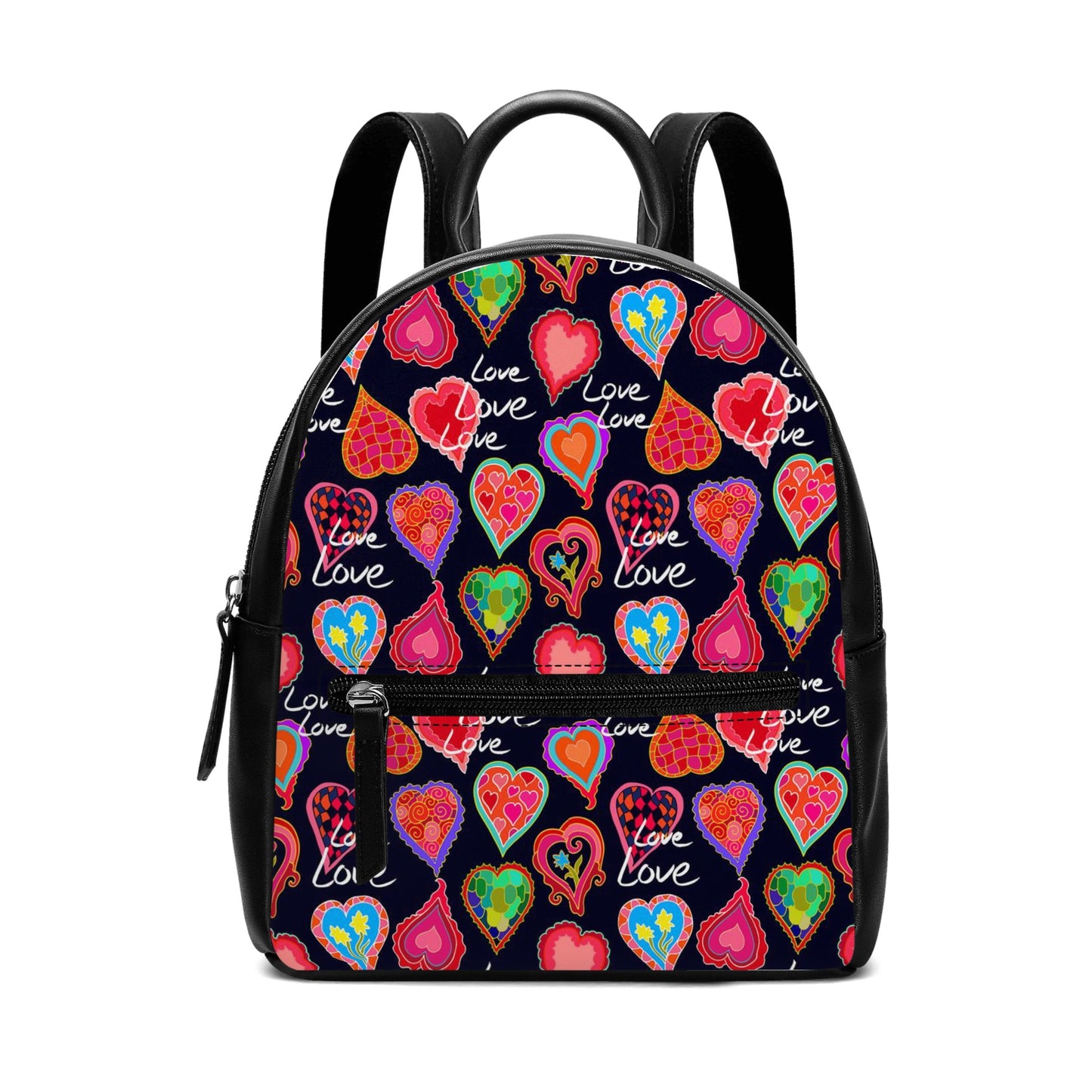Hearts Gallore Back to School Cute You Are Love PU Backpack