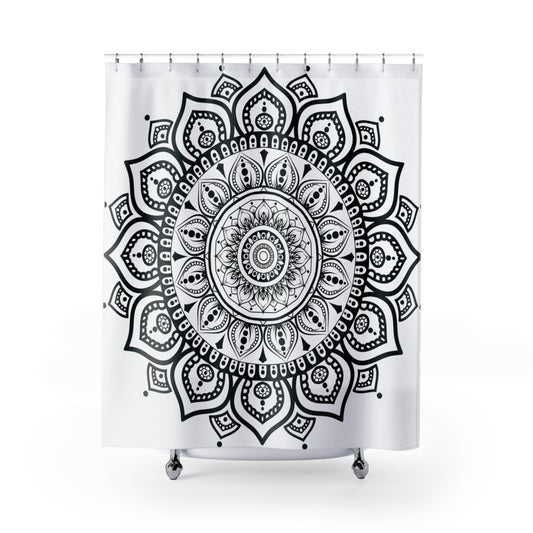 Mandala Design Shower Curtain