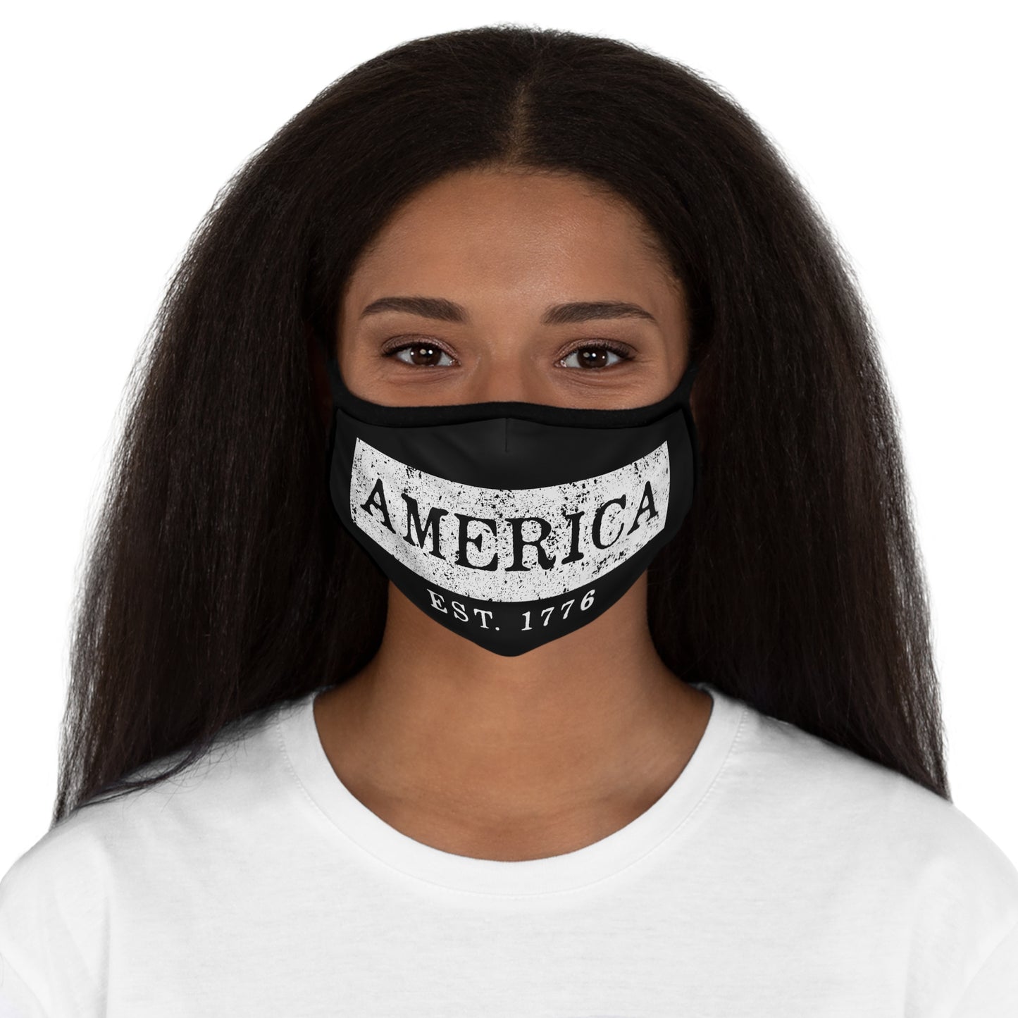 America Fitted Polyester Face Mask For the USA Patriot