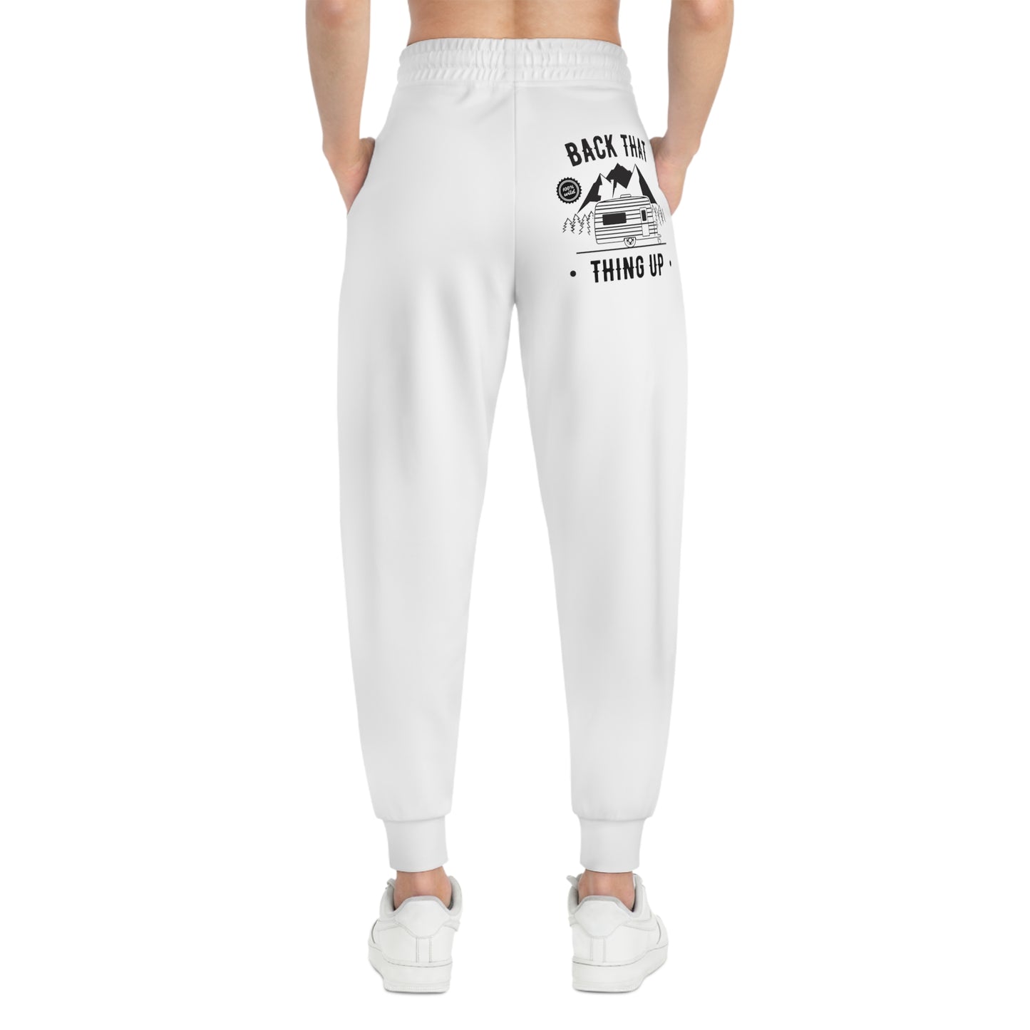 Back that Thing Up Camping In Comfort Athletic Joggers (AOP)