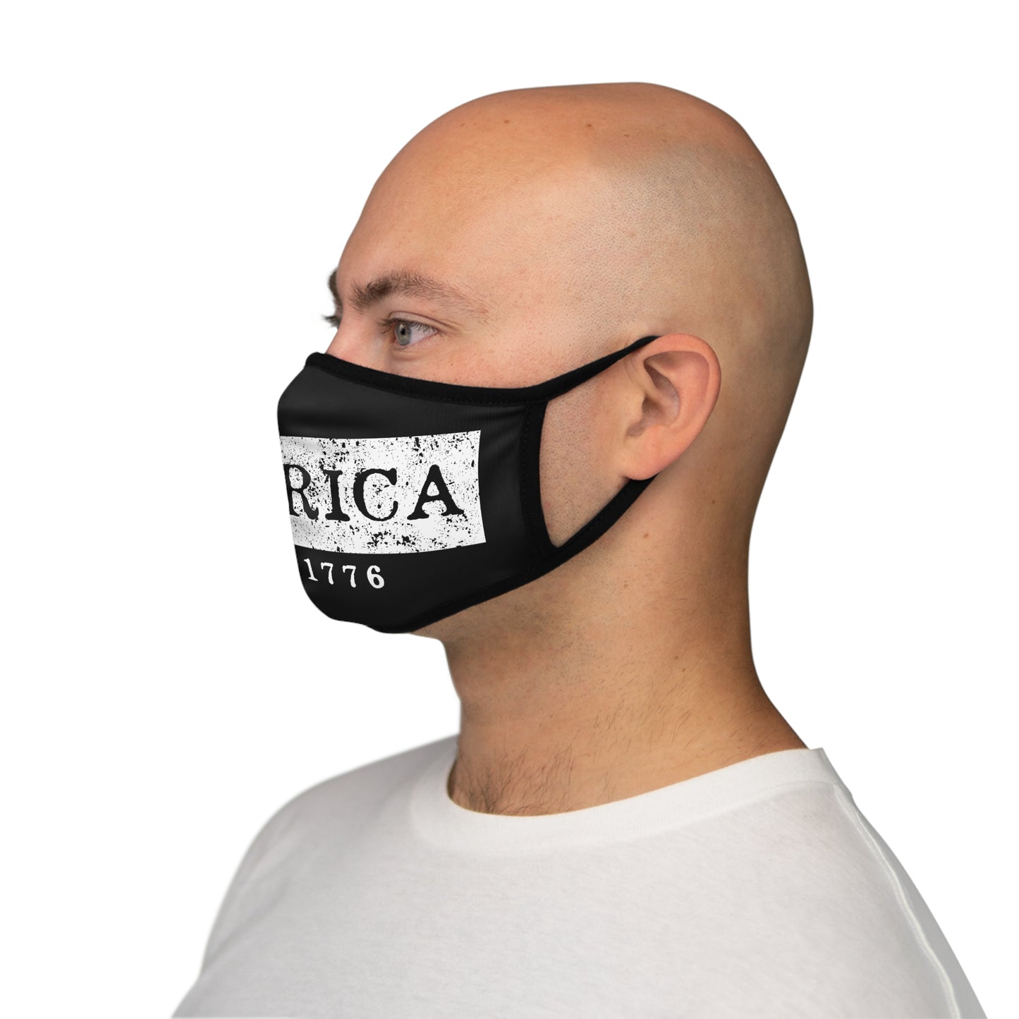 America Fitted Polyester Face Mask For the USA Patriot