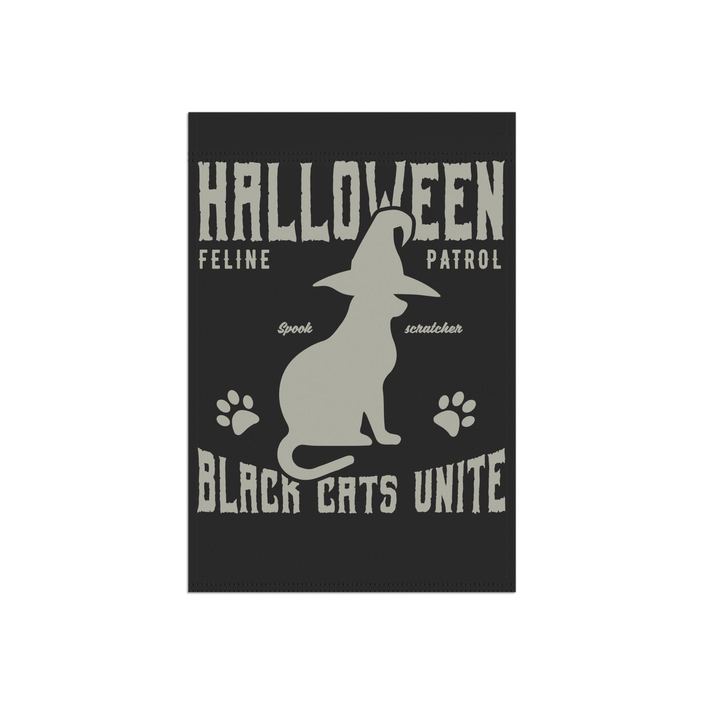 Halloween Black Cats Unit Garden & House Banner