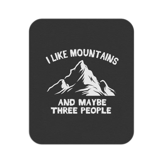 Comical I Like Mountains Water-Resistant Picnic Blanket