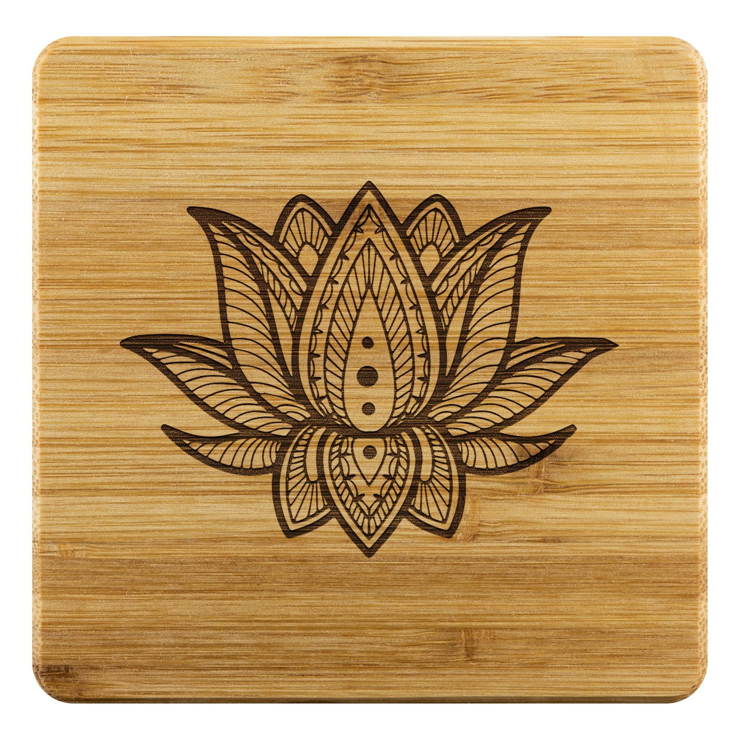 Calming Lotus Flower Coaster Set