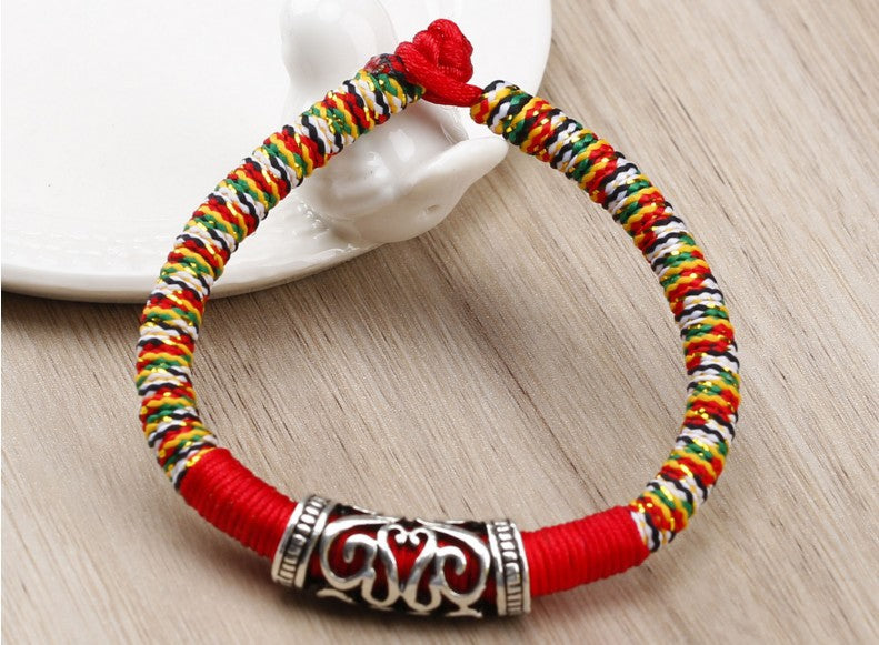 Dragon Boat Festival Colorful Rope Bracelet Handmade Ethnic Style Six Color Rope