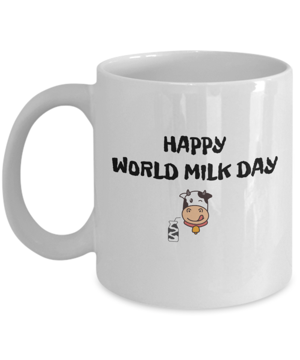 Cute"World Milk Day" Cute And Comical Cow Mug Available in 2 Sizes