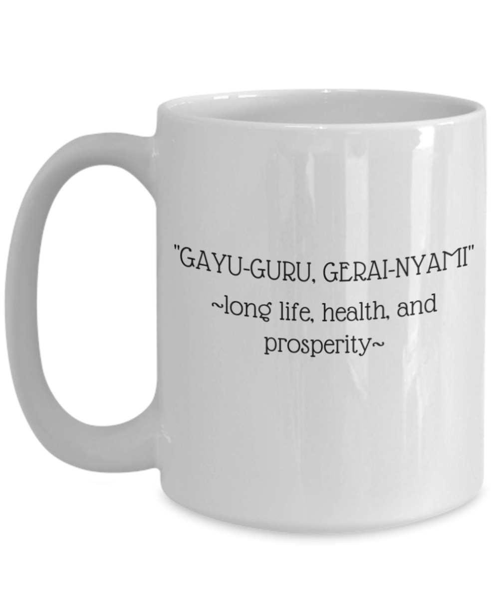 Celebrate National Gawai Dayak with this White/Black Mug Available in 2 Sizes
