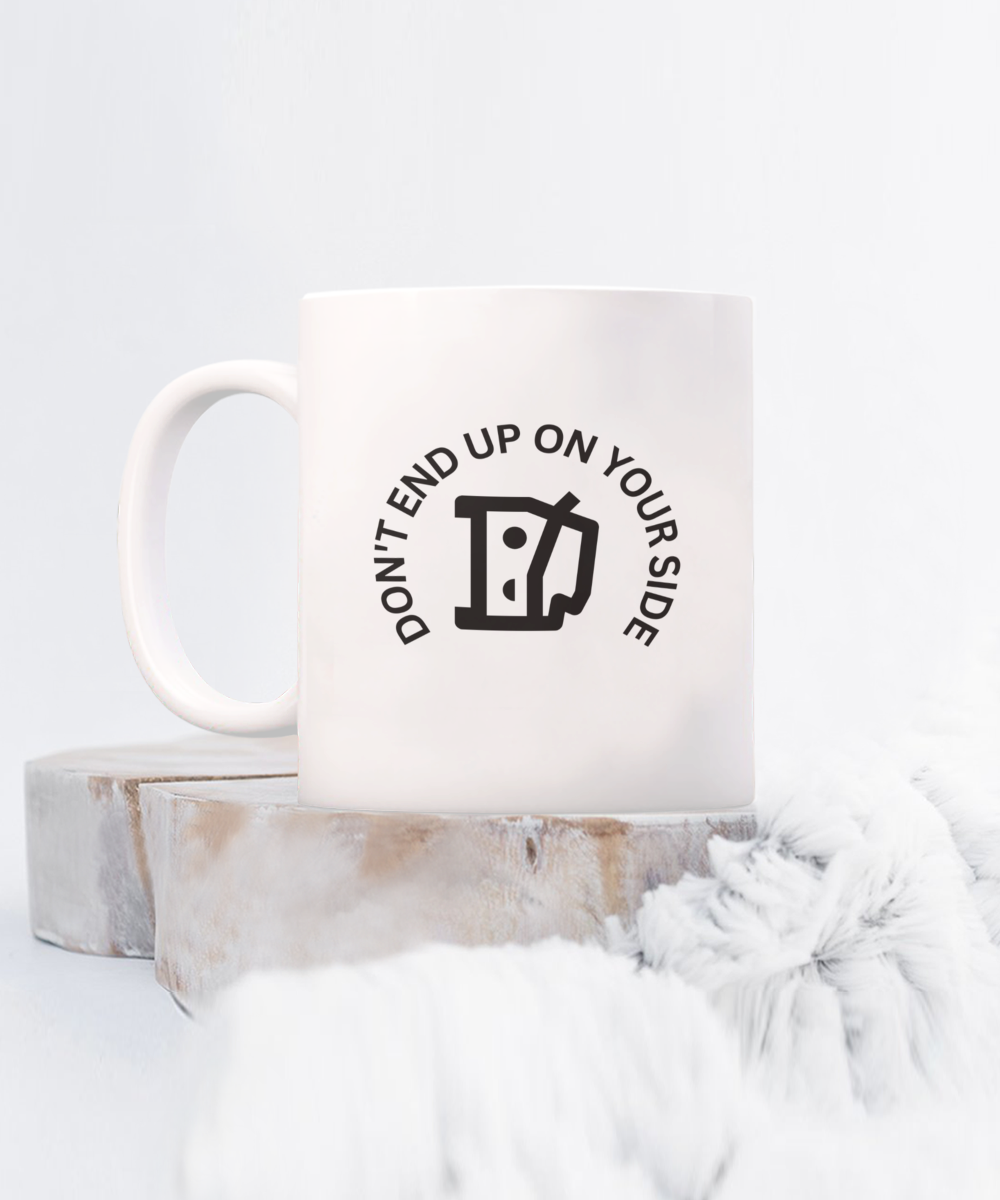 Cute Youth Safety Driving Awareness Mug White/Black Available In 2 Sizes